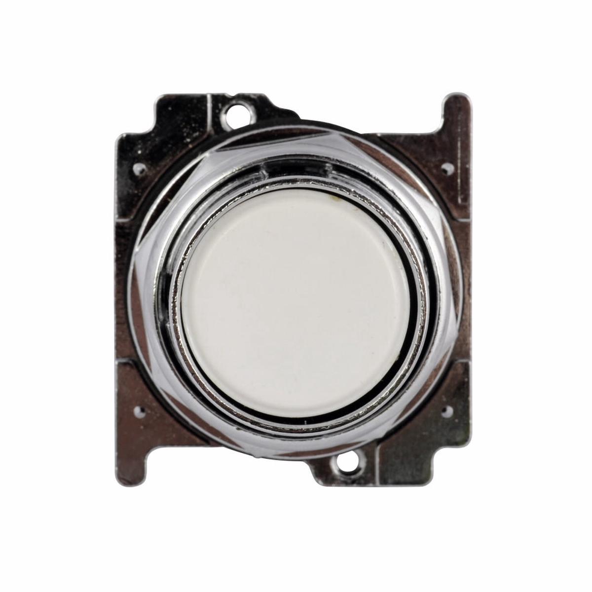 10250T106 – Cutler Hammer 30.5mm Heavy-Duty Watertight/Oiltight Flush Pushbutton, White, Non-Illuminated, Momentary