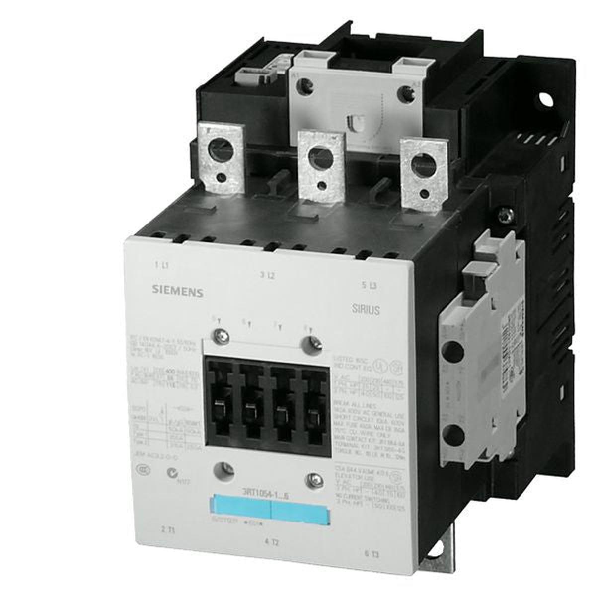 3RT1065-6AD36 – Siemens 3-Pole Power Contactor 265A 132kW 400V AC Coil 42-48V DC