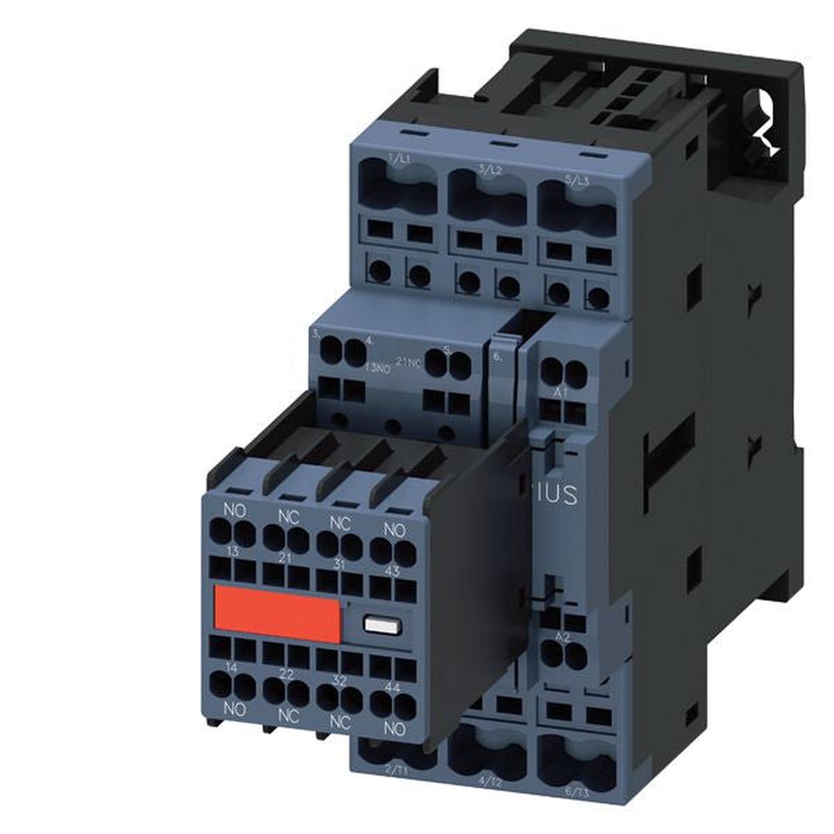 3RT2027-2AL24-3MA0 – Siemens 32A 230V AC 3-Pole Power Contactor AC-3 15kW Spring-Type Terminal