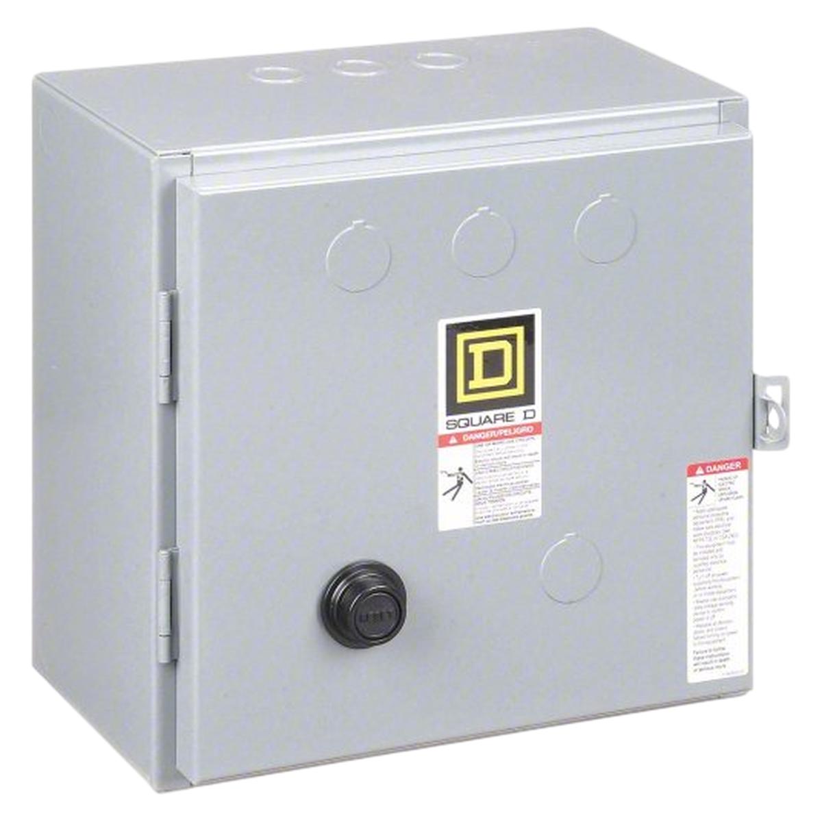 8736SCG8V02S – Square D 27A 600VAC 3 Pole NEMA 1 Reversing Magnetic Motor Starter