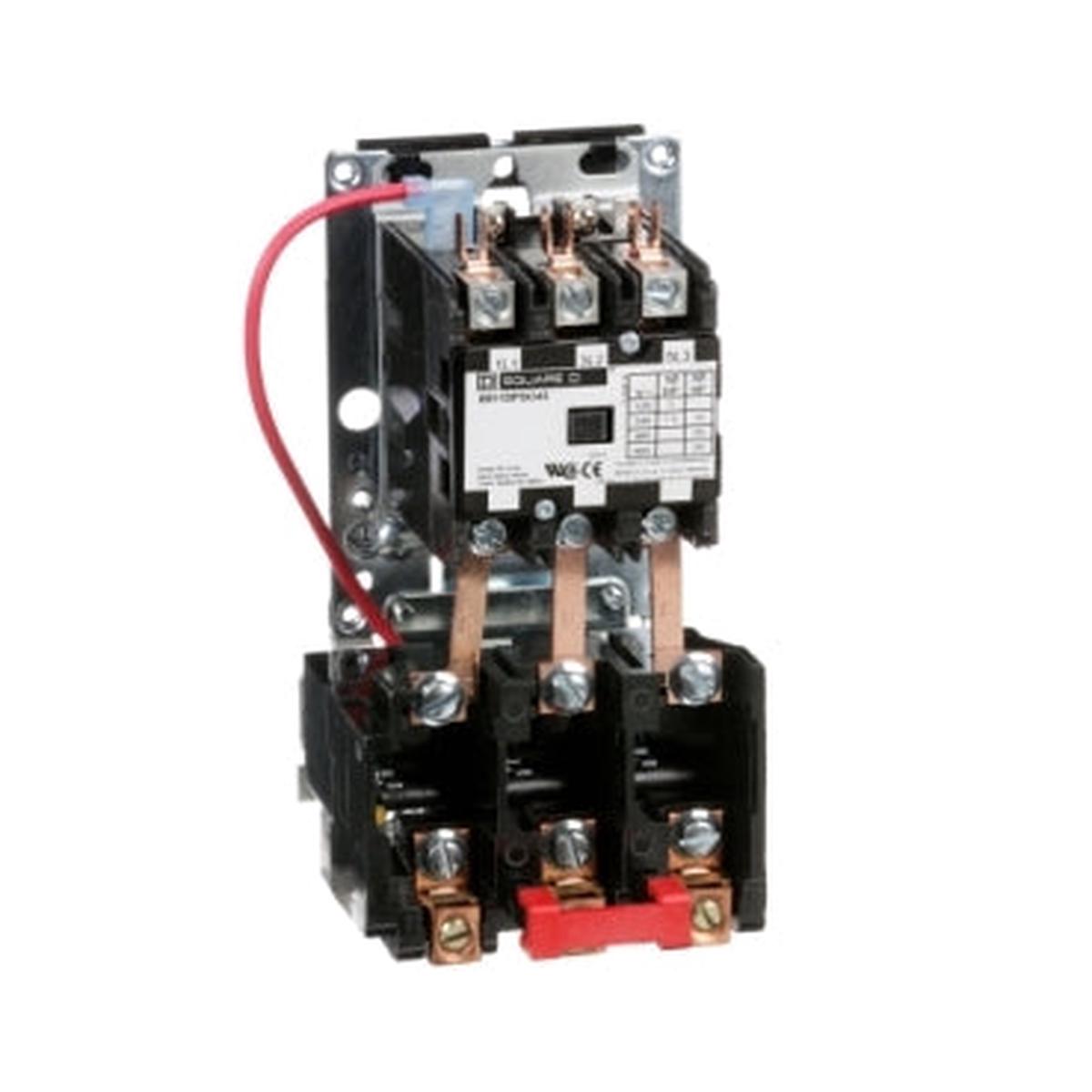 8911DPSO43V02 – Square D Definite Purpose Magnetic Motor Starter 40A 3P 110V/120V 50/60Hz Open Enclosure