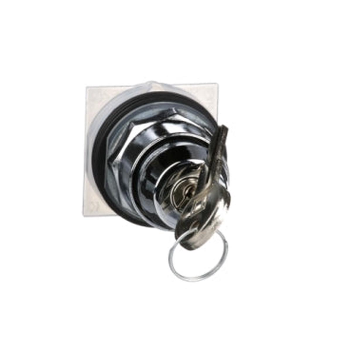 9001KS11K3 – Schneider Electric 30mm Keyed Selector Switch, 2 Position, 600V, Metal, Harmony 9001K Series