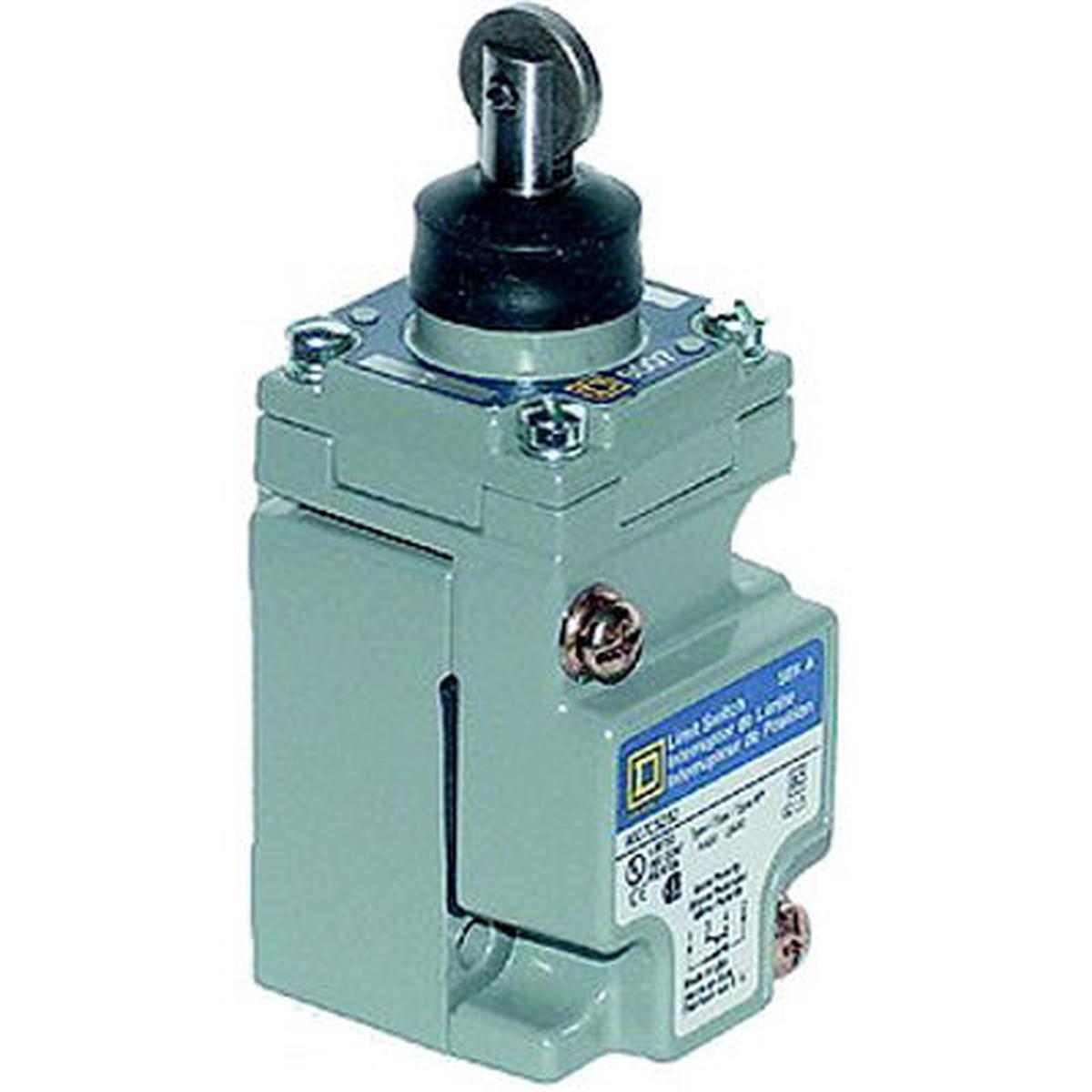 9007C52D – Square D 10A 600V SPDT Roller Plunger Limit Switch Zinc Body NEMA 1 12 13 IP67