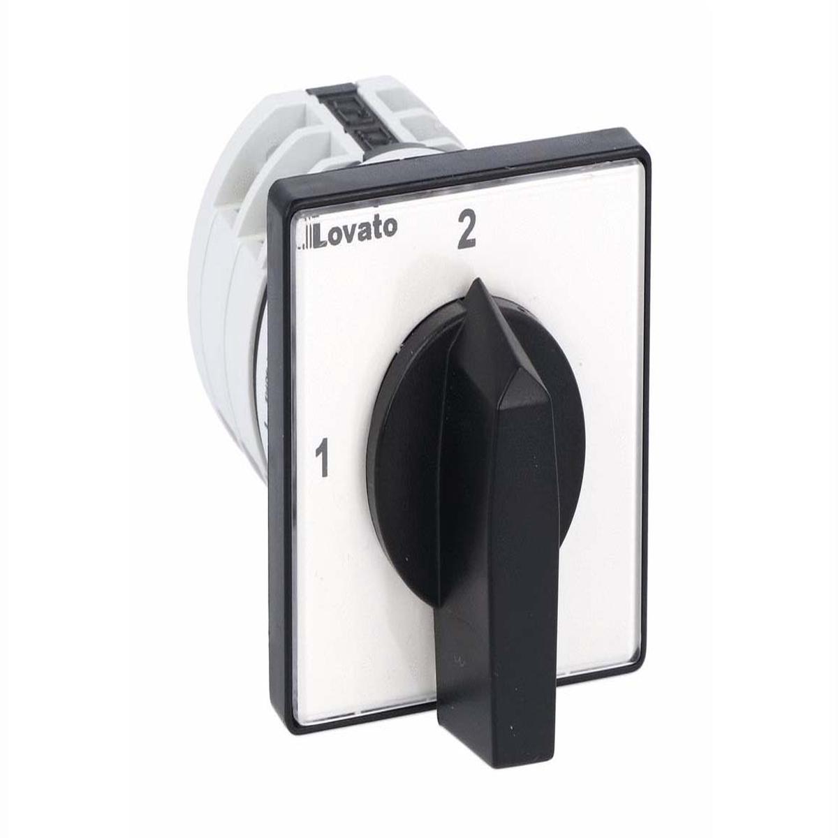 Lovato Electric: Rotary cam switch 7GN series, changeover switch without 0, 2 poles 16A – 7GN1255U