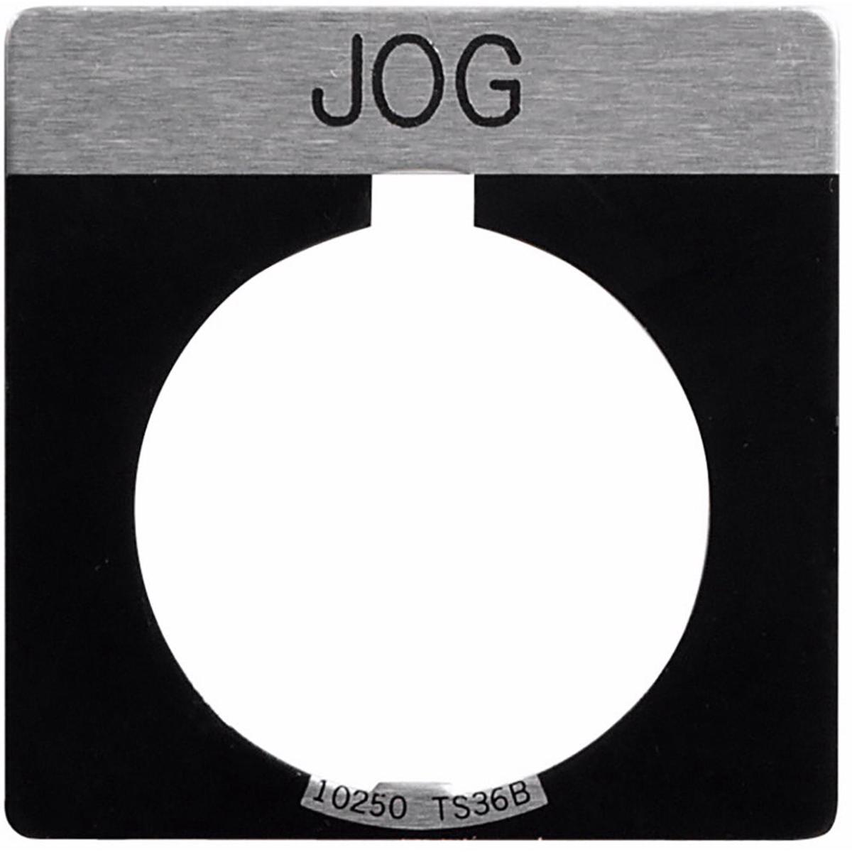 10250TS19 – Cutler Hammer 10250T Series Motor Control Pushbutton Legend Plate