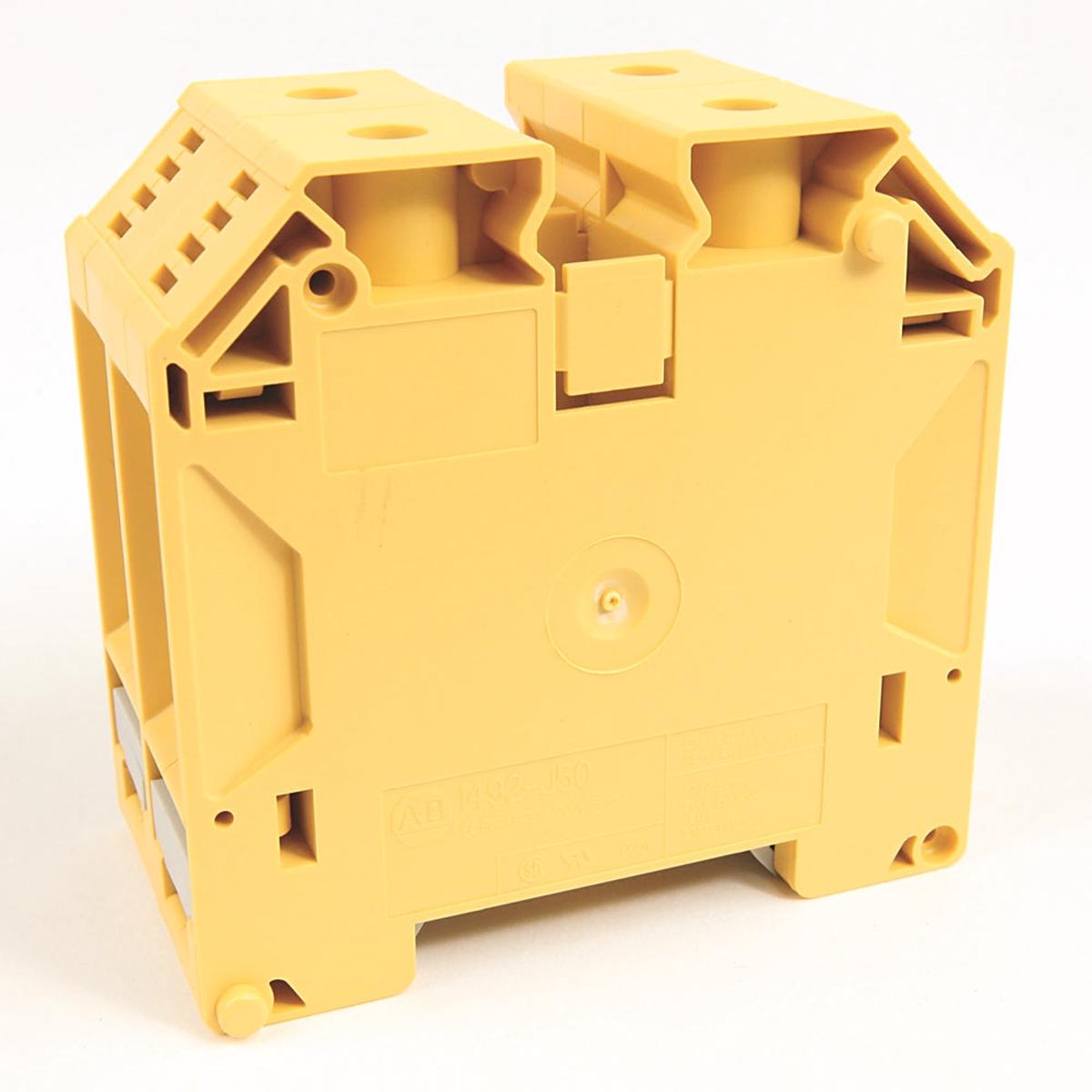 1492J50 – Allen-Bradley 150A 1000V 1-Pole Feed-Through Terminal Block, 50mm, DIN Rail Mount, Gray