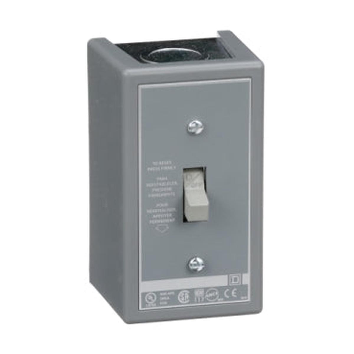 2510FG6 – Square D Manual Starter, 16A, 2 Pole, 1 HP at 277V, NEMA 1 Enclosure, Toggle w/Guard, No Indicator, Fractional Horsepower