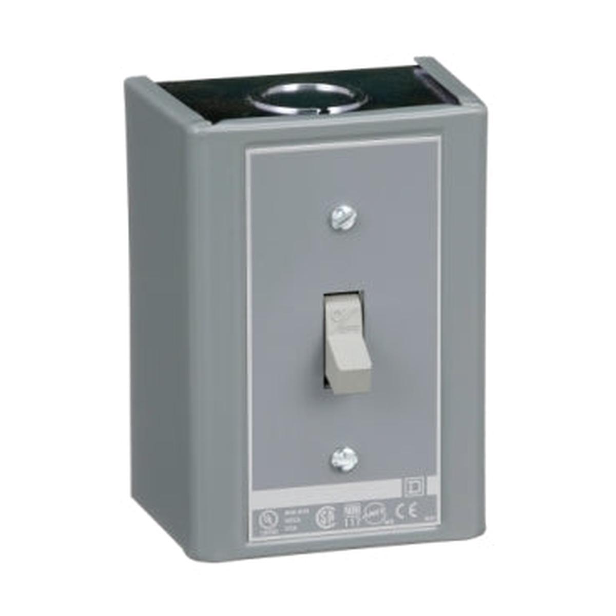 2510KGJ2 – Square D 30A 3 Pole Manual Motor Switch, 600VAC, NEMA 1 Oversized, Toggle Operated, No Indicator