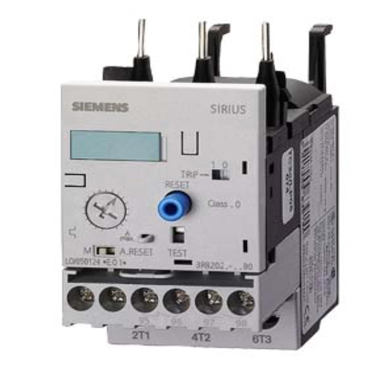 3RB2036-1QB0 – Siemens 6-25A Solid State Overload Relay for Motor Protection Size S2 Class 10