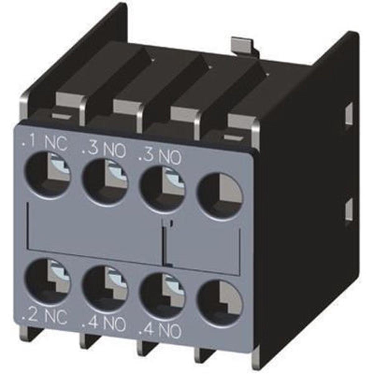 3RH29111HA21 – Siemens 2NO+1NC Auxiliary Switch Block for 3RT2/3RH Series, Screw Terminal, 10A 24/230VAC