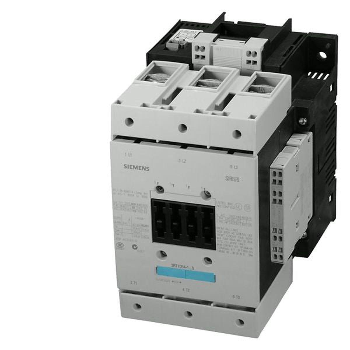 3RT1054-2NP36 – Siemens 3-Pole 115A 400V AC/DC Power Contactor with 2NO+2NC Auxiliary Contacts S6 Frame