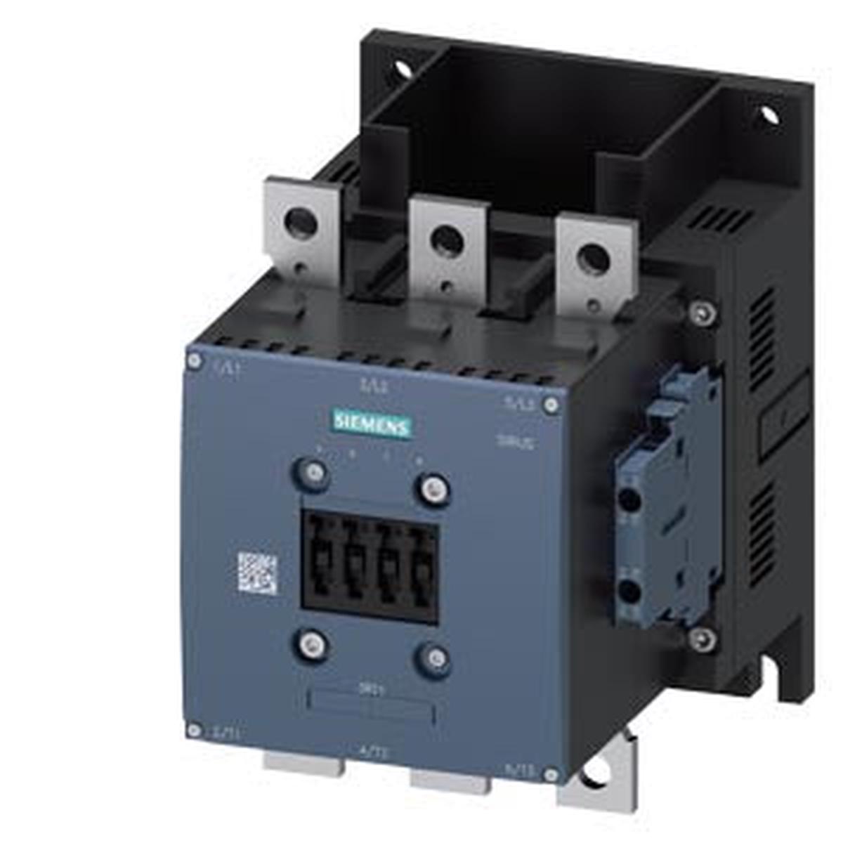 3RT1466-6LA06 – Siemens 3-Pole 400A 690V AC-1 Power Contactor Size S10 with 2NO+2NC Auxiliary Contacts