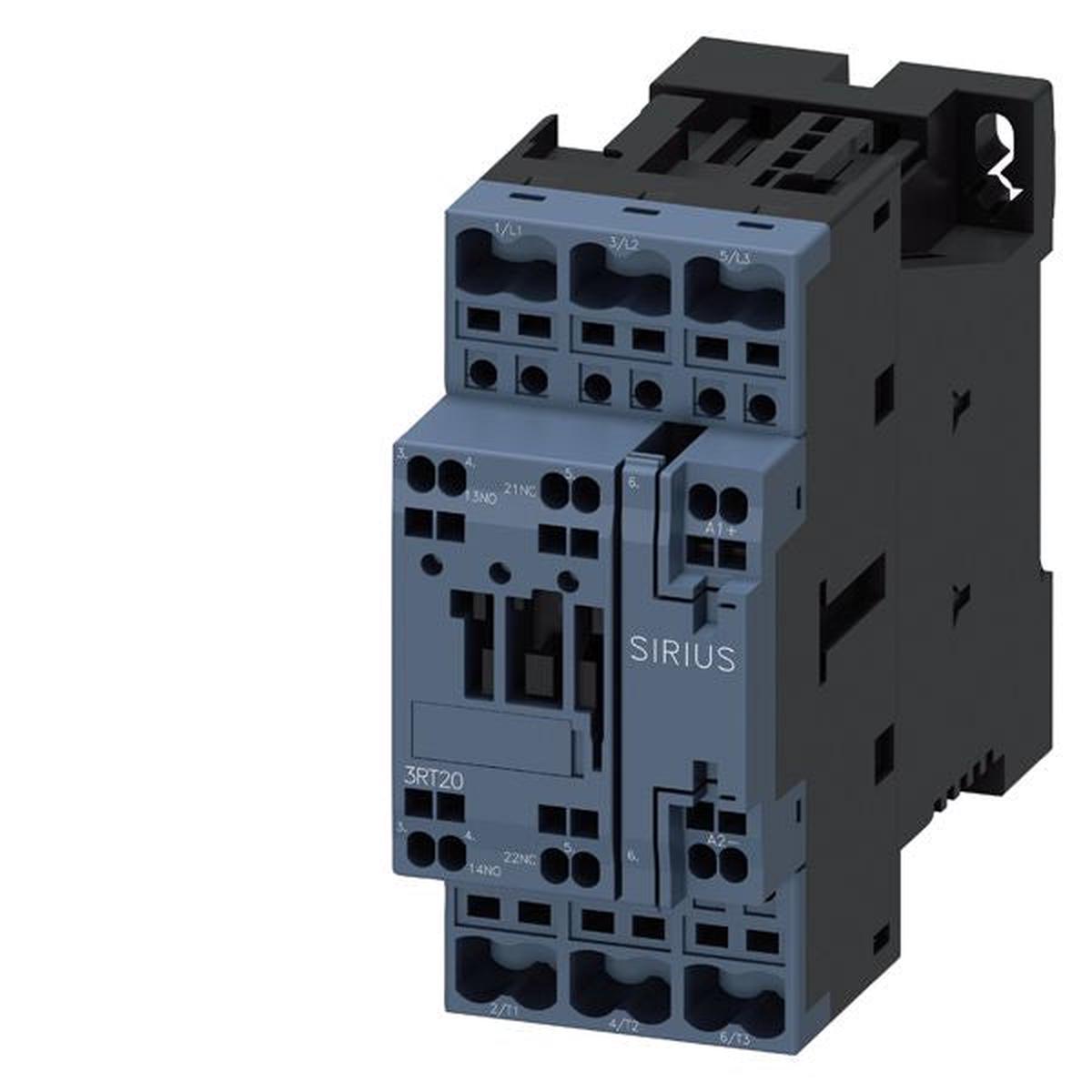 3RT2026-2BB40-0CC0 – Siemens 25A 3-Pole 600V SIRIUS Contactor with 24V DC Coil
