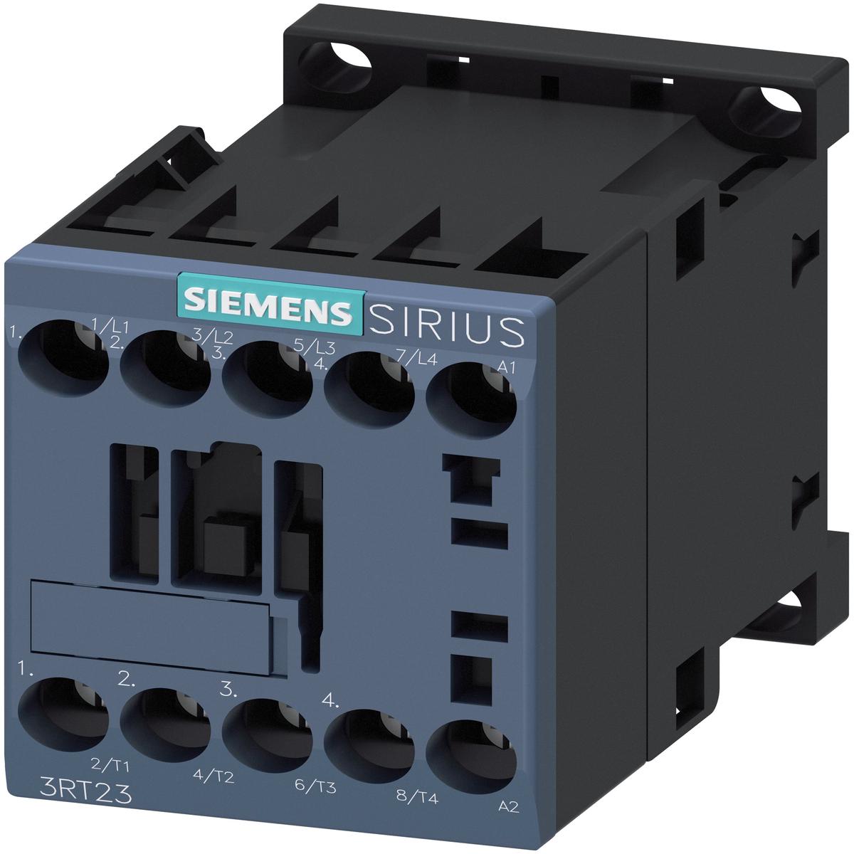 3RT23171AK60 – Siemens 20A 120V 4-Pole IEC Magnetic Contactor S00 Frame