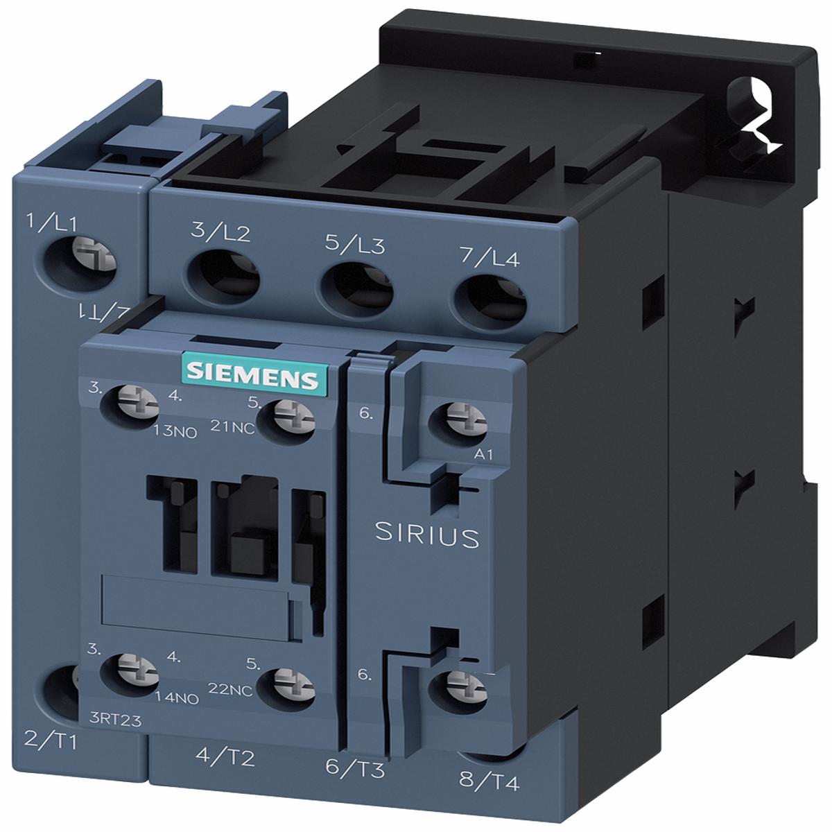 3RT2326-1BG40 – Siemens Sirius 4-Pole 40A 400V 125V DC Contactor S0 Frame