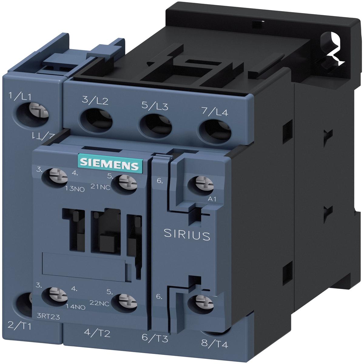 3RT23261AK60 – Siemens 4-Pole 40A 110/120VAC Contactor S0 Frame Screw Terminal