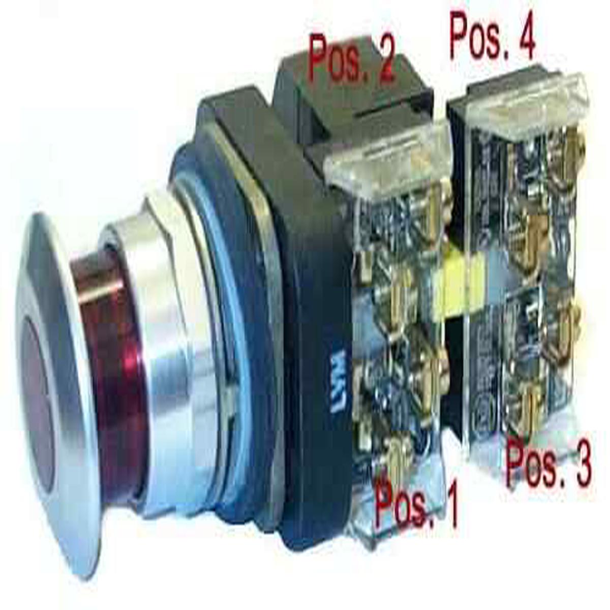 800T-FXQ24RA1 – Allen-Bradley 30 mm Illuminated Push-Pull Push Button 24V AC/DC 1 NO 1 NC