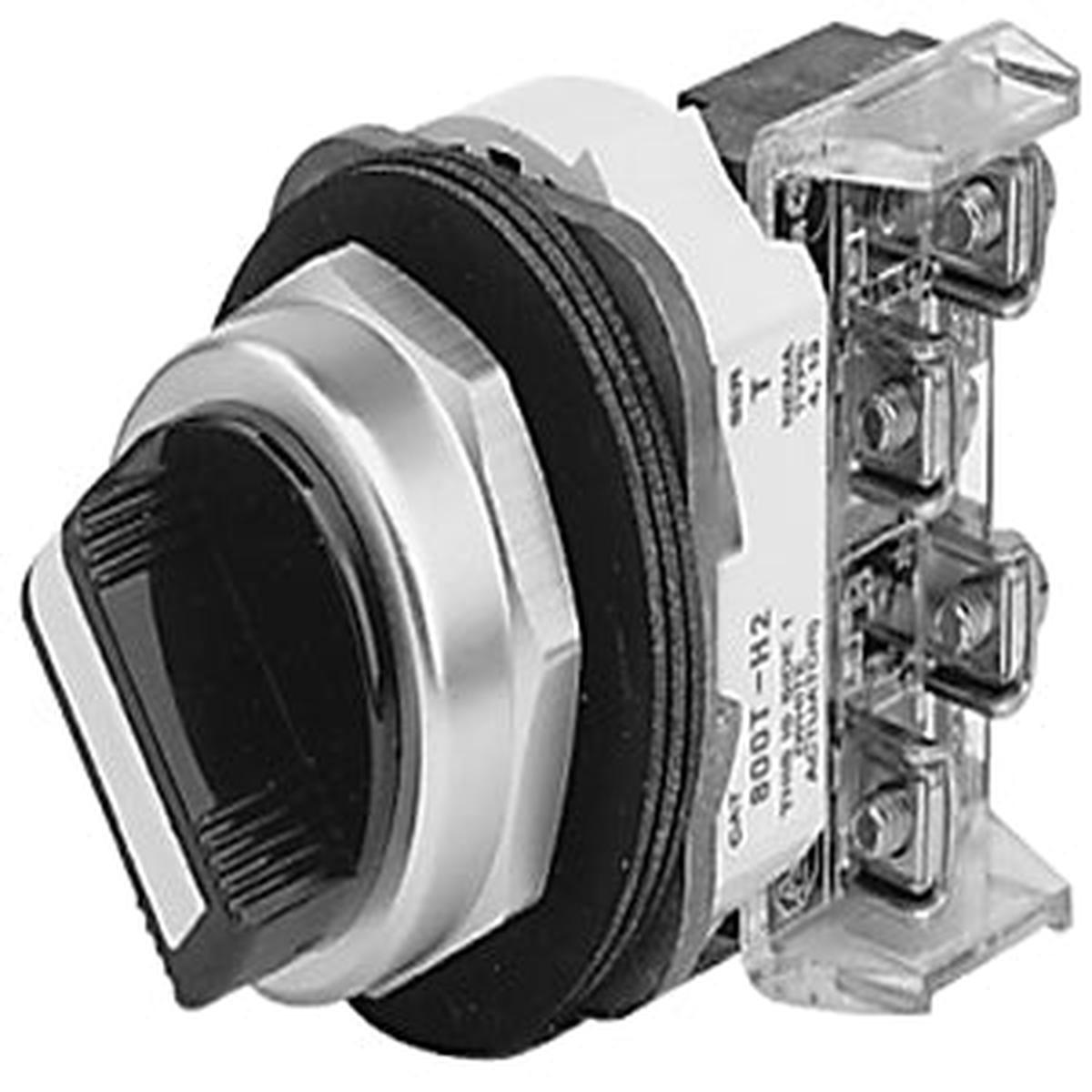 800T-H2 – Allen-Bradley 30mm 2-Position Selector Switch, Standard Knob, Maintained, NEMA 4/13