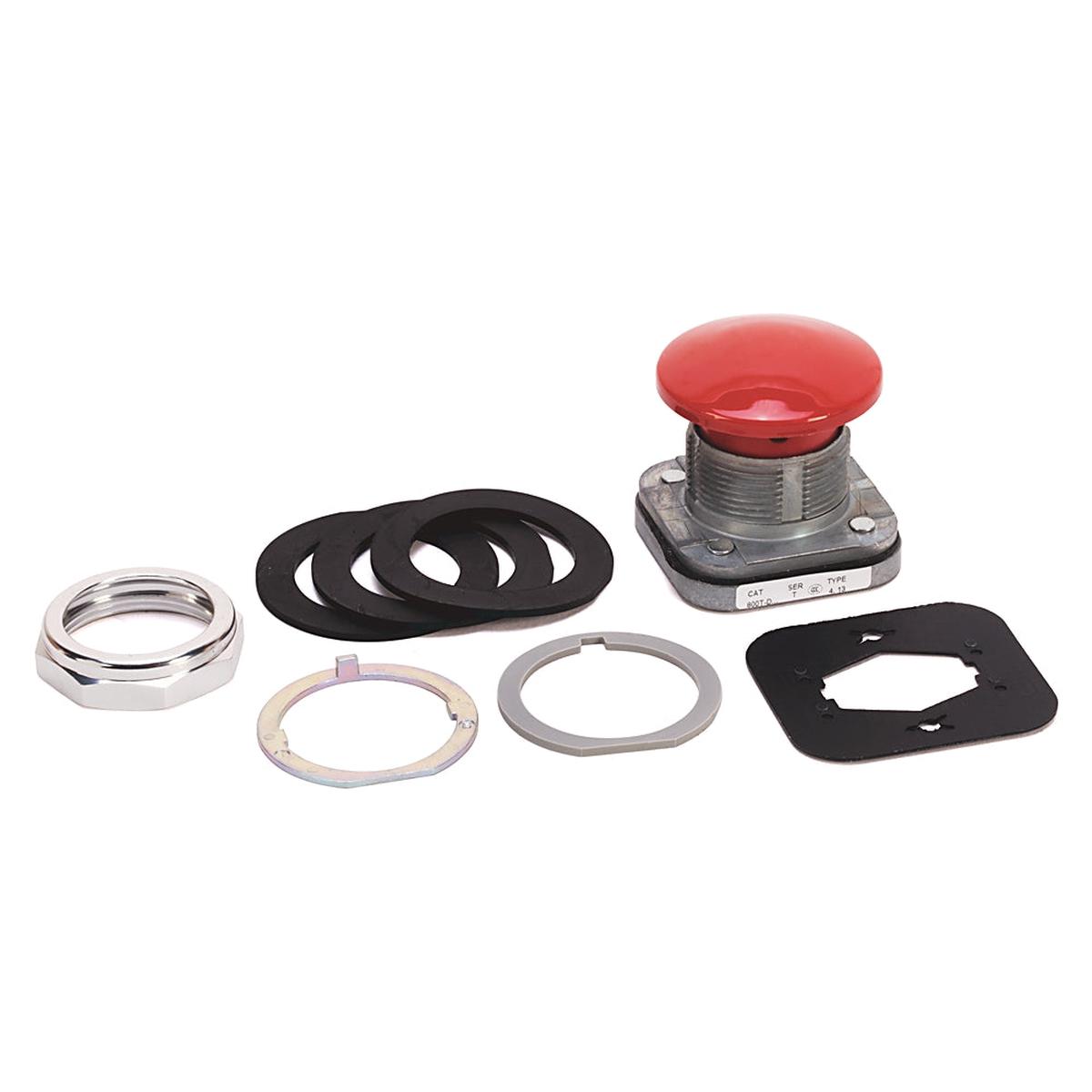 800TD6 – Allen-Bradley 30mm Momentary Push Button, Red, Motor Control Accessory