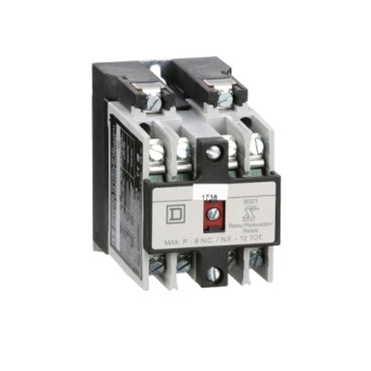 8501XO30V02 – Square D NEMA Control Relay 3NO 10A 120VAC