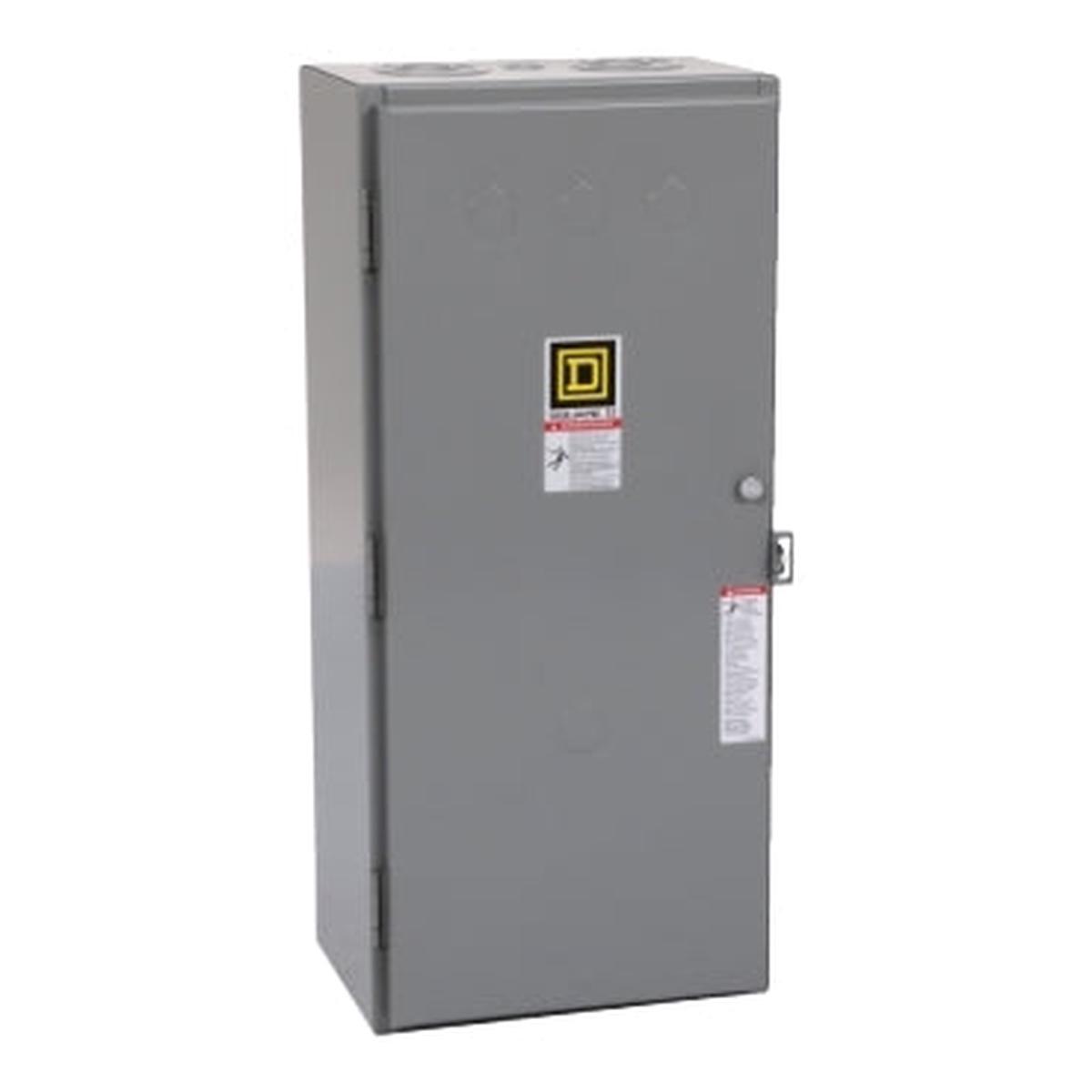 8903SQG2V02 – Square D 100A 3 Pole 110/120VAC Electrically Held Lighting Contactor NEMA 1