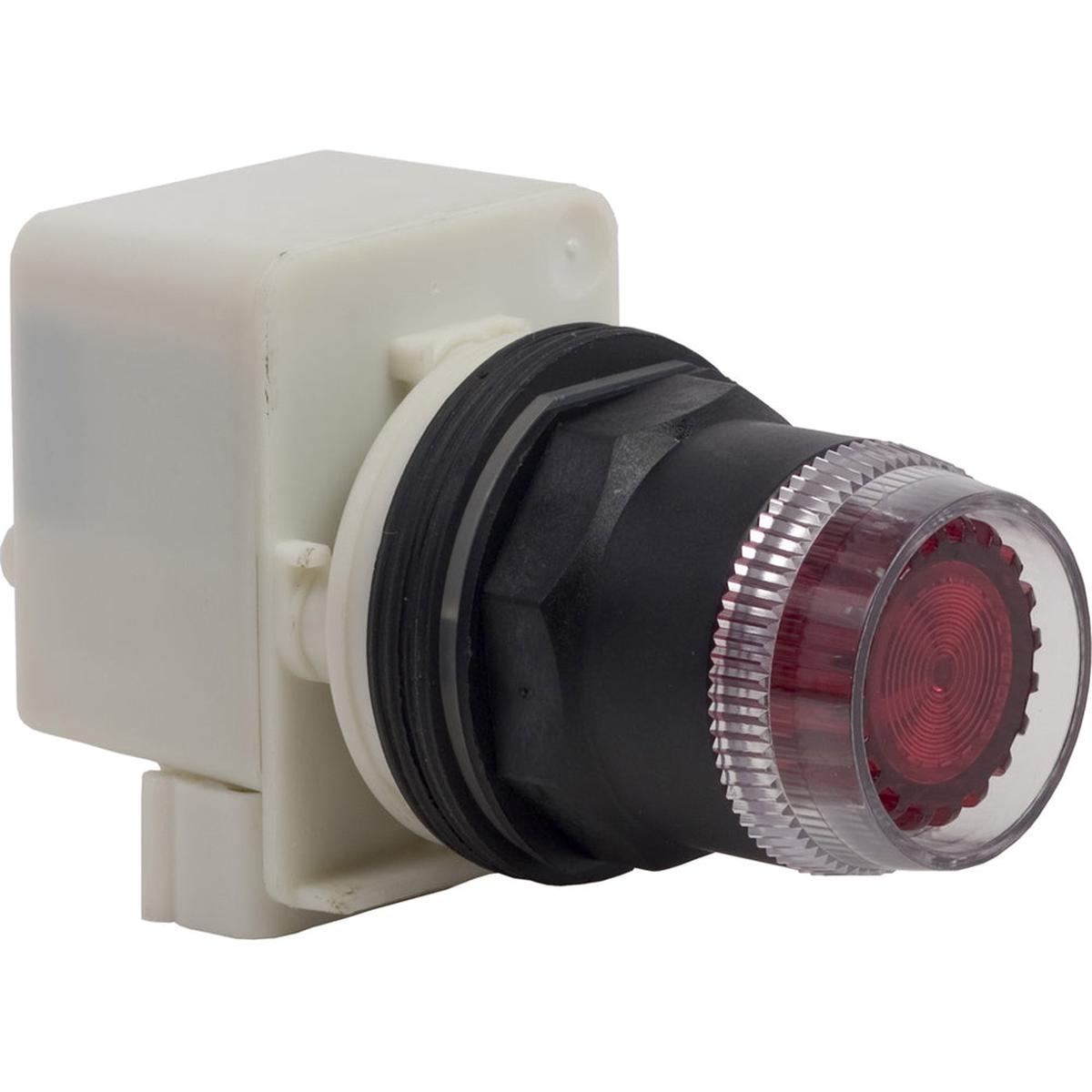 9001SK1L1R – Square D 120V Illuminated Red Pushbutton Motor Control, 30mm, Momentary, Transformer Type