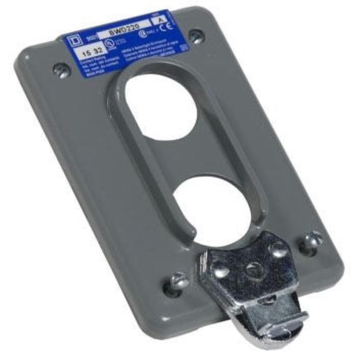 9001SKRU10 – Square D 30mm 600VAC 10A 1-Speed NEMA 1/2/4/4X/13 Momentary Push Button Unit, Plastic Bezel, Harmony 9001SK Series