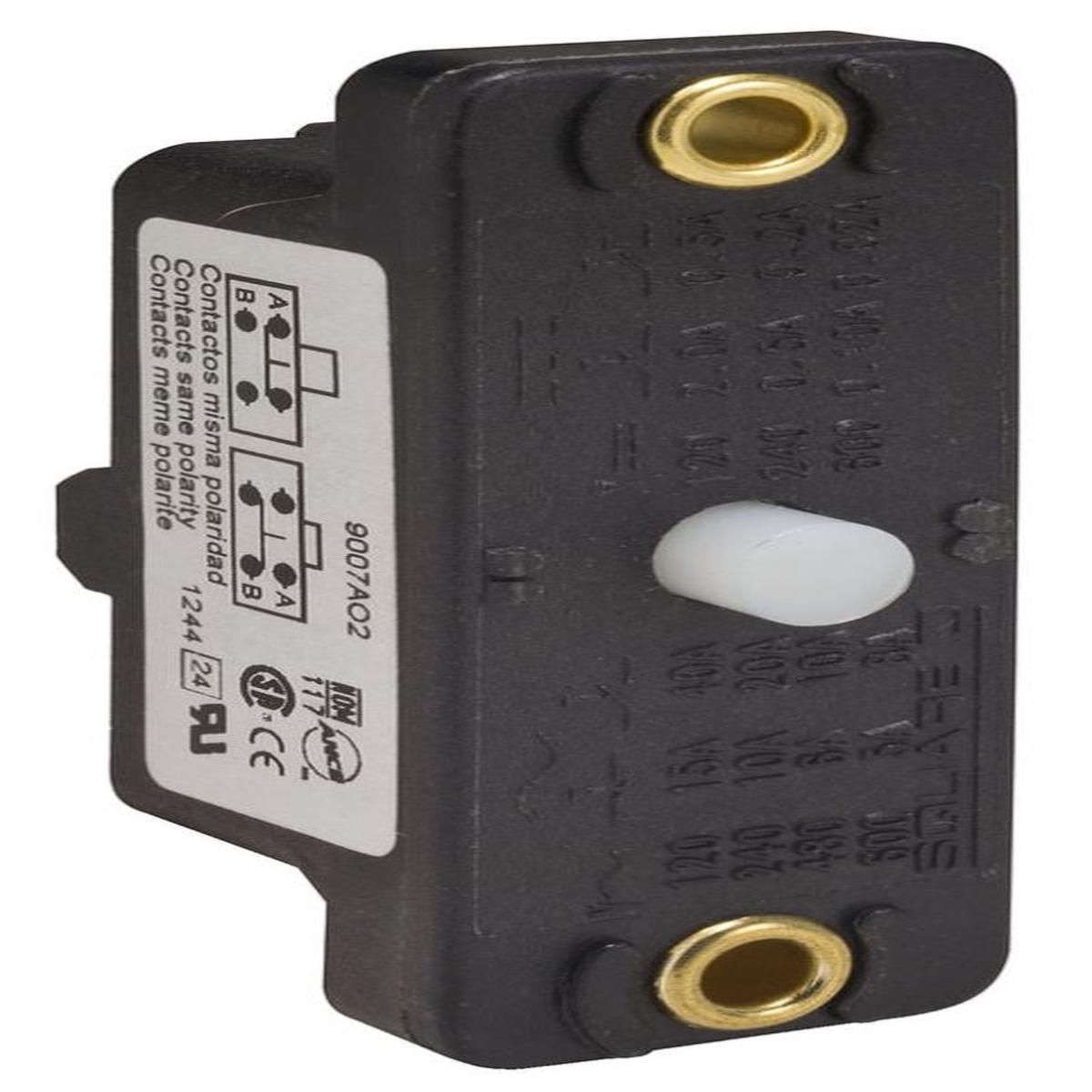9007AO1 – Telemecanique 600VAC 15A Snap Basic Limit Switch, 1NO-1NC, Plunger Actuator