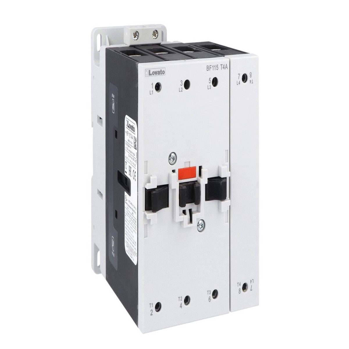 Lovato BF Series: 4 Pole Contactor, IEC – BF115T4A46060