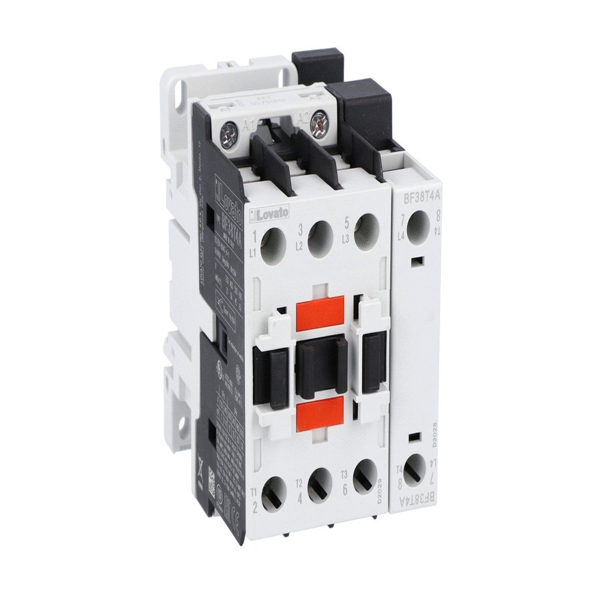 Lovato BF Series: 4 Pole Contactor, IEC – BF38T4A23060