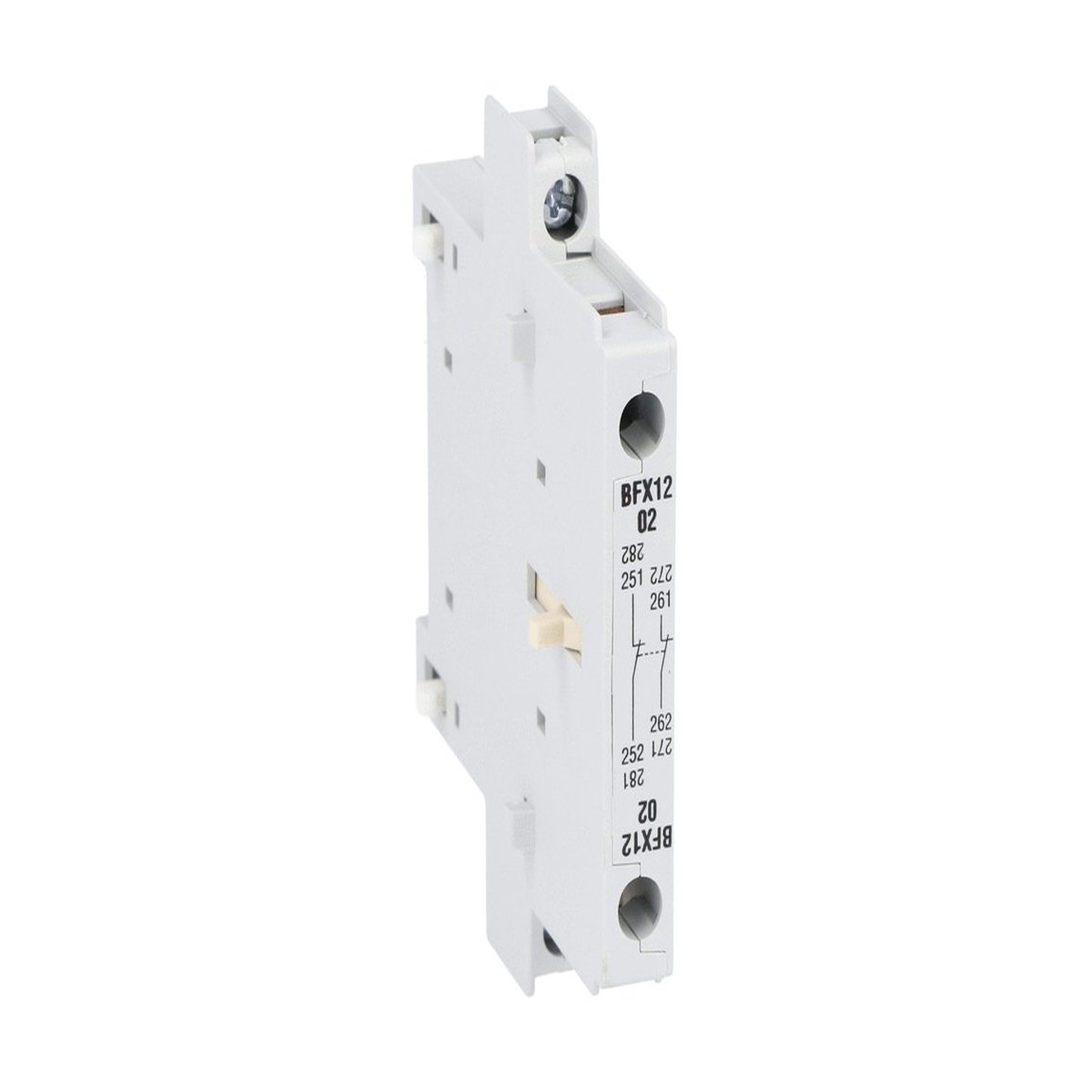 Lovato BF Series: Auxiliary Contact for side mounting – BFX1202
