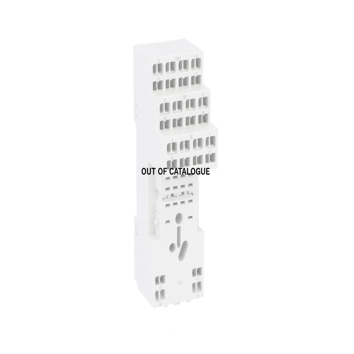 Lovato Electric Socket for relay with 2 C/O contacts – HR6XS21S (MOQ 10 pcs)