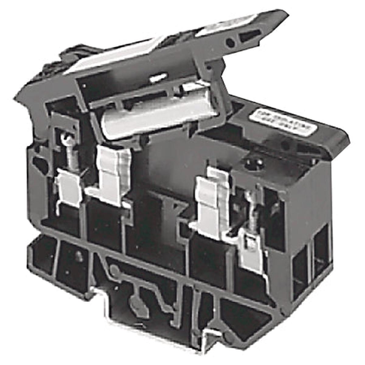 1492H6 – Allen-Bradley 15A 300V Fuse Terminal Block, 4 mm, 12 AWG, No Blown Fuse Indicator
