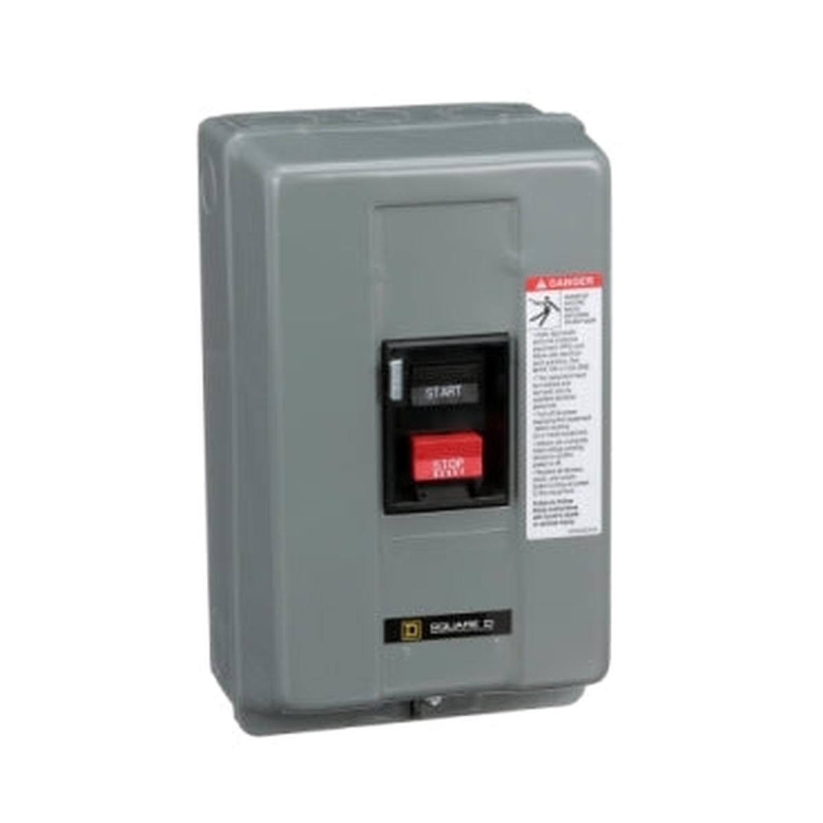 2510MCG2 Square D Class 2510 Motor Starter 2 pole 1 phase 600V 9A