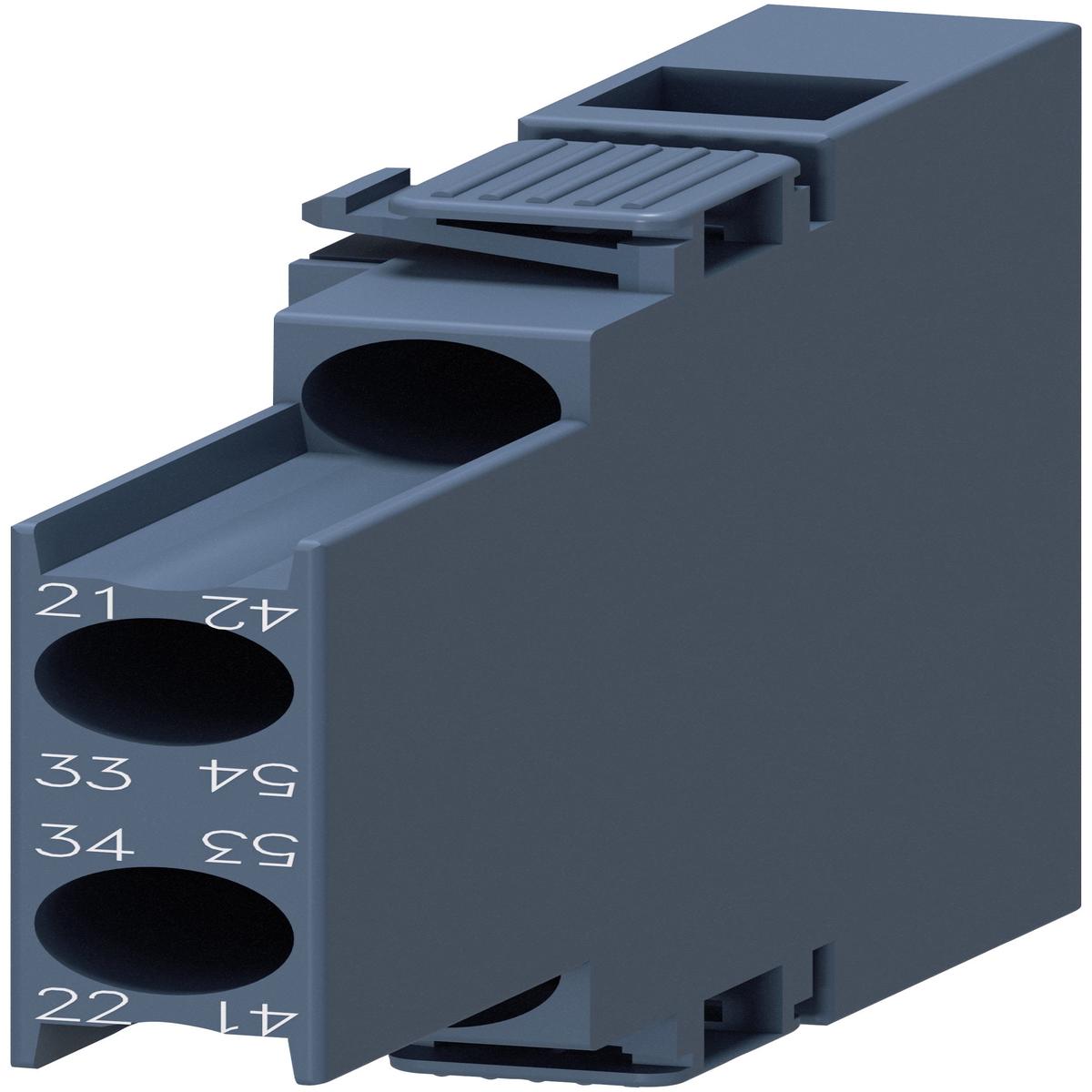 3RH2911-1DA11 – Siemens 2-Pole Side Mount Auxiliary Switch Block 1NO 1NC S00 Frame Screw Terminals