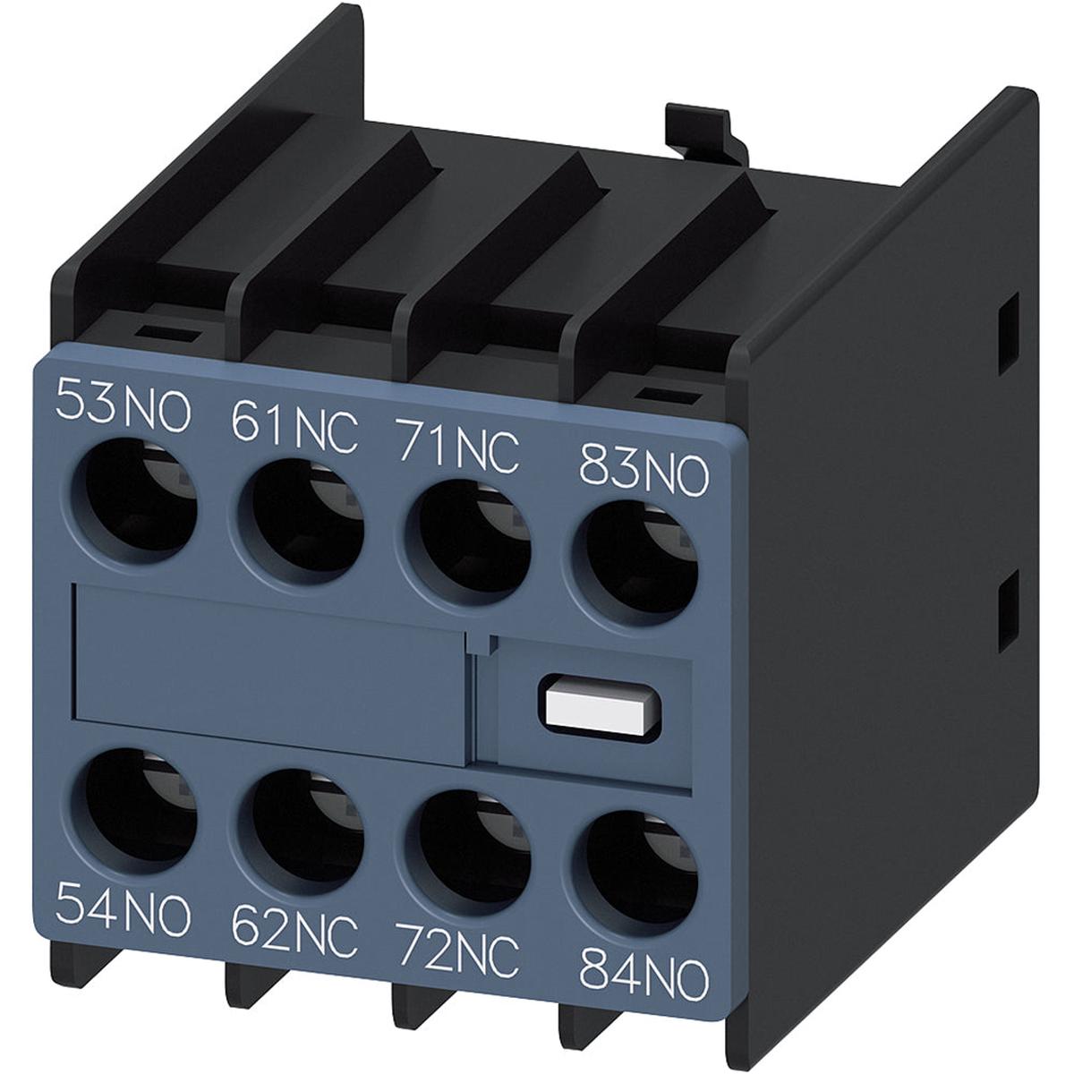 3RH29111XA220MA0 – Siemens Auxiliary Switch Block 2NO+2NC 10A 24/230V AC Front Mount SIRIUS S00-S3