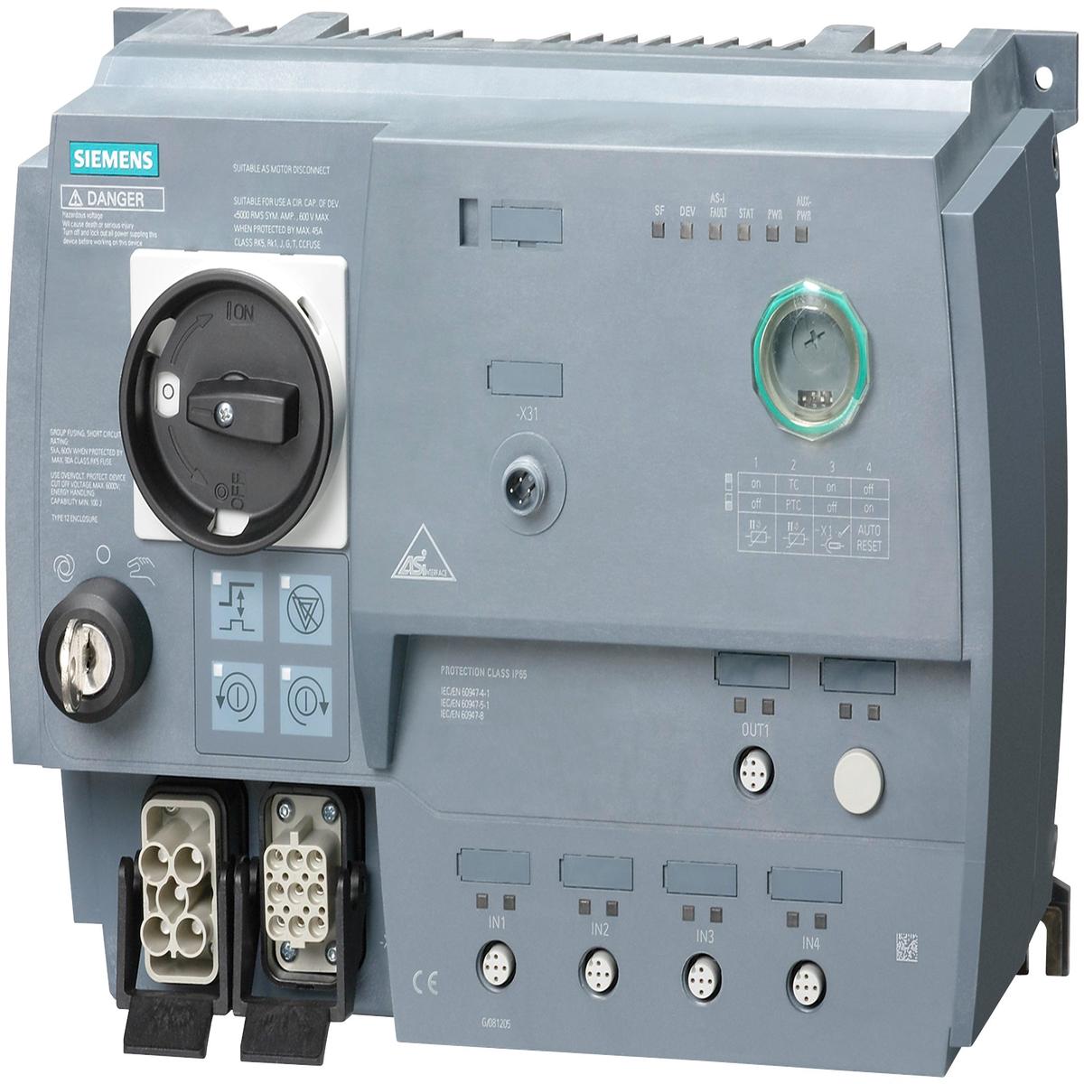 3RK1315-6NS71-3AA5 – Siemens SIRIUS M200D AS-Interface Reversing Motor Starter 4 kW 400 V 3-Phase IP65