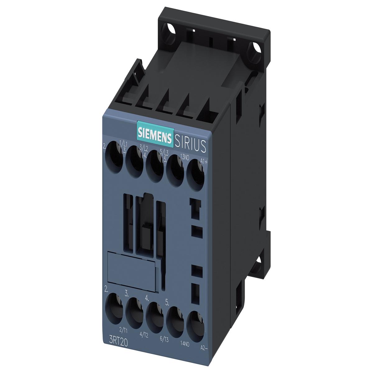 3RT2015-1KB42 – Siemens SIRIUS 3RT2 3-Pole 7 A 24 VDC Power Contactor with Integrated Suppressor Diode