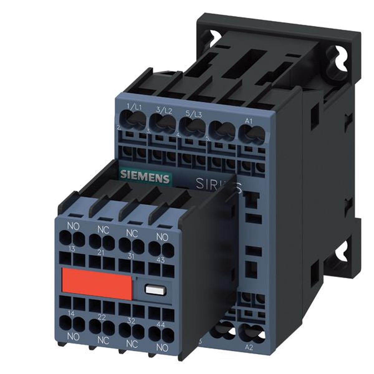3RT2015-2BB44-3MA0 – Siemens 7A 3-Pole Power Contactor 24V DC Coil Size S00 AC-3 600V