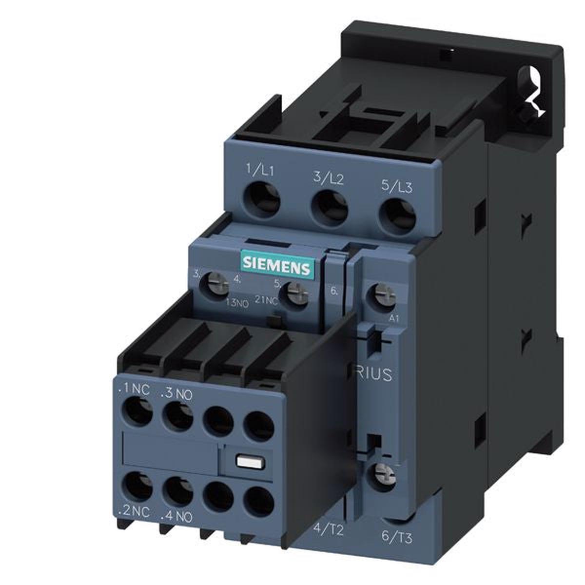 3RT2027-1AP04 – Siemens 32A 15kW 400V 3-Pole Power Contactor AC-3 230V AC Coil Size S0 Screw Terminal