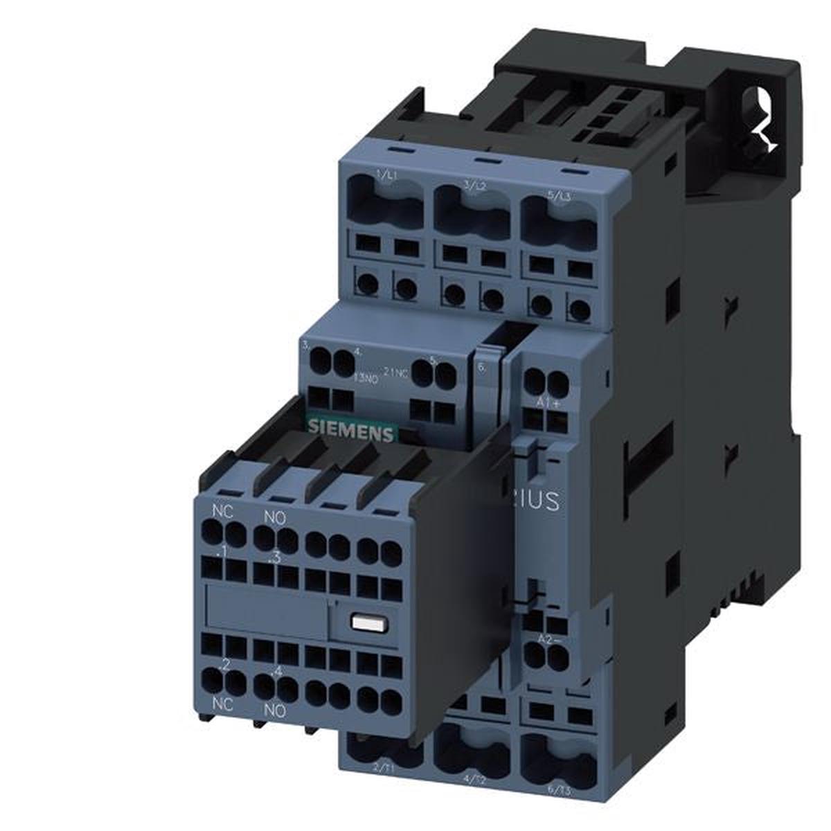 3RT2028-2BB44 – Siemens 38A 3-Pole Power Contactor 24V DC Coil Size S0