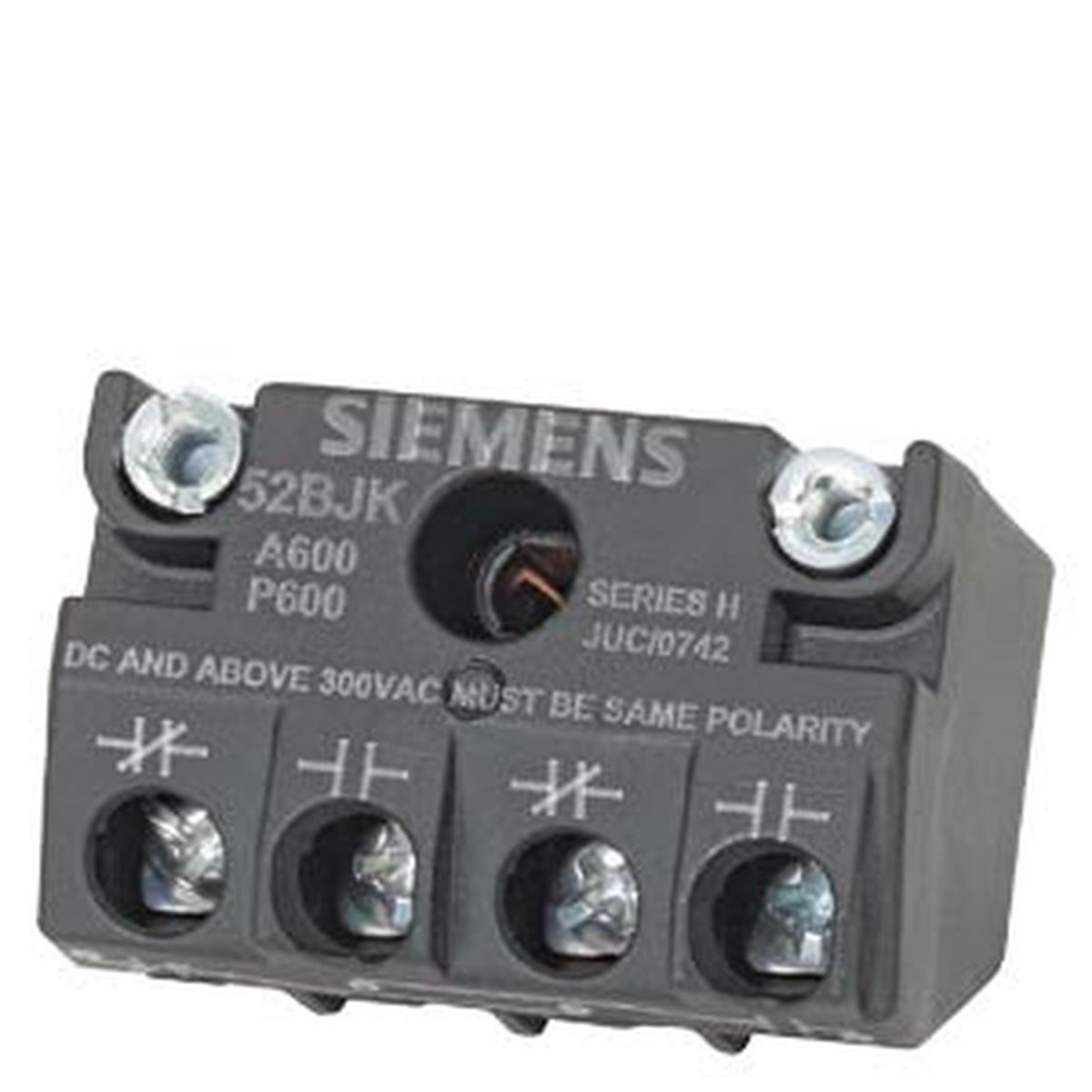 52BJK Siemens 52B Series Motor Control Part And Accessory Contacts