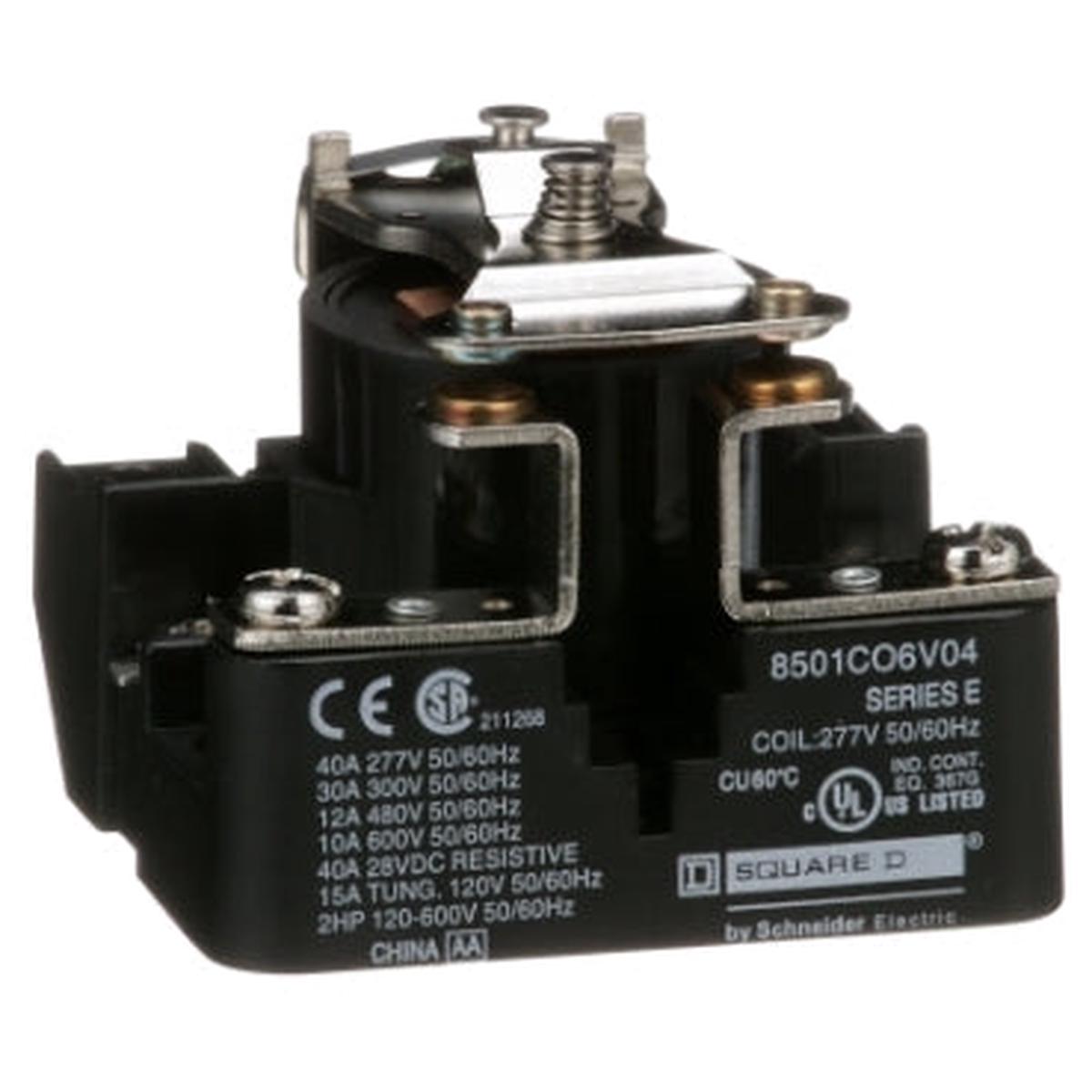 8501CO4V20 – Square D Class 8501 CO-4 Motor Control Relay 24V AC Coil 5A 600V 10A 277V