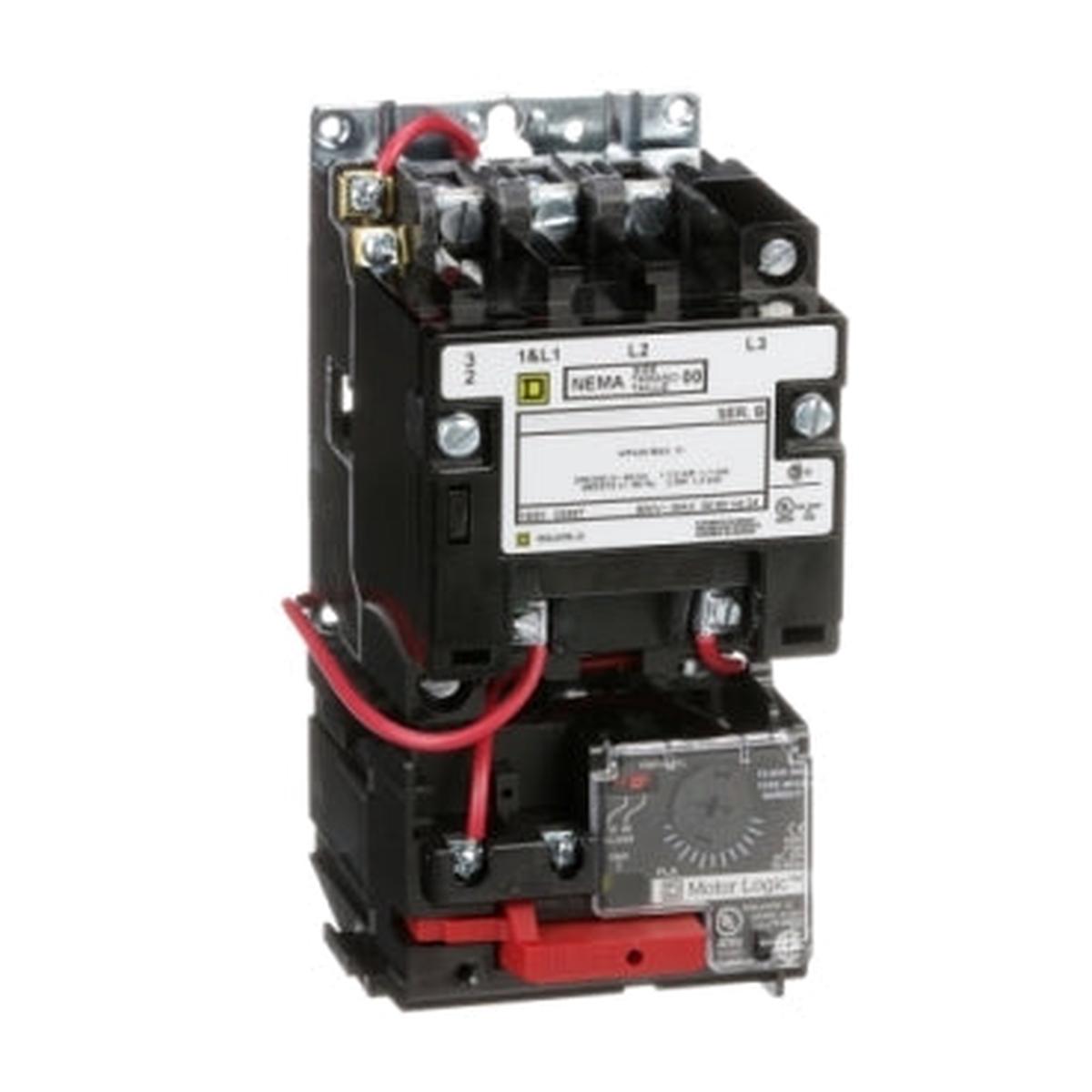 8536SAO12V03H30 – Square D 9A 600VAC 3-Pole Motor Starter Size 00 NEMA 3 Phase Coil 240V