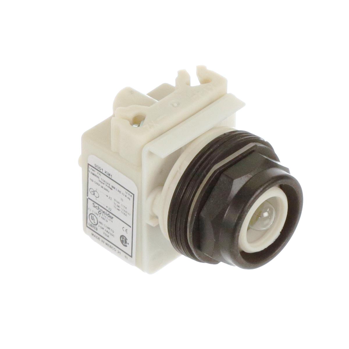 9001SKP1 – Schneider Electric 30mm Plastic Pilot Light Head 110-120V AC Harmony 9001SK
