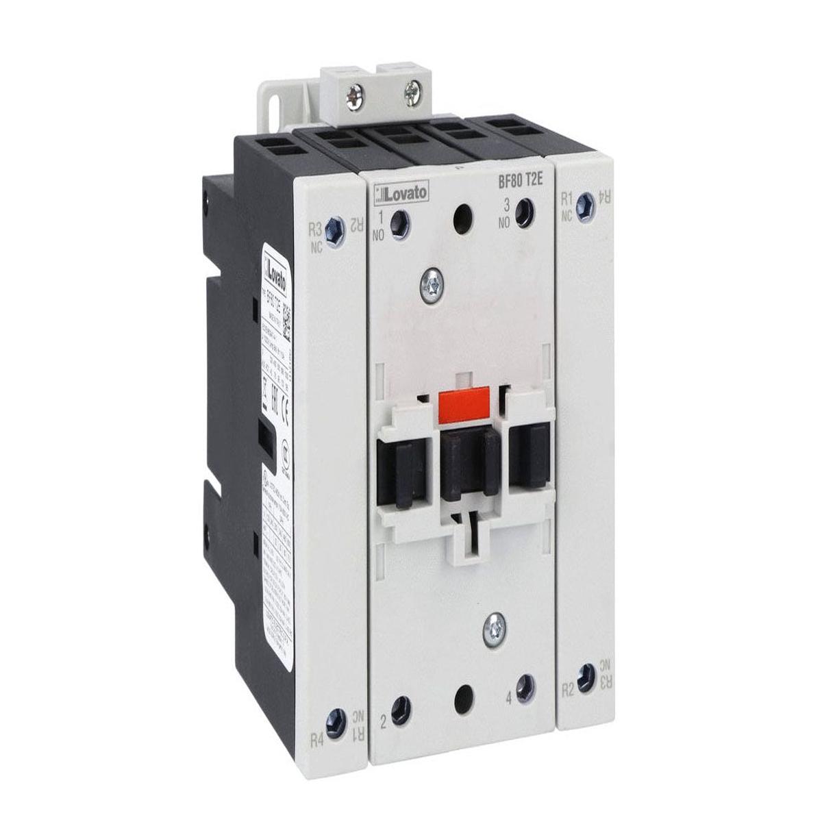 Lovato BF Series: 4 Pole Contactor, IEC – BF80T2E110