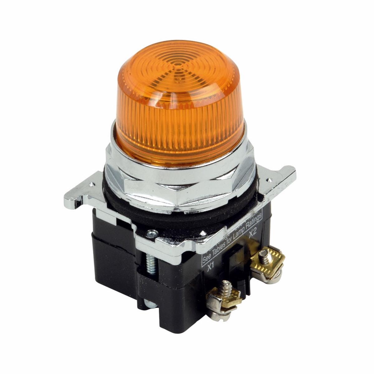 10250T197LRP2A – Eaton 10250T Series 30.5 mm Heavy-Duty Watertight Indicating Light, LED, 120V AC, NEMA 3/3R/4/4X/12, Standard Actuator, Red Lens
