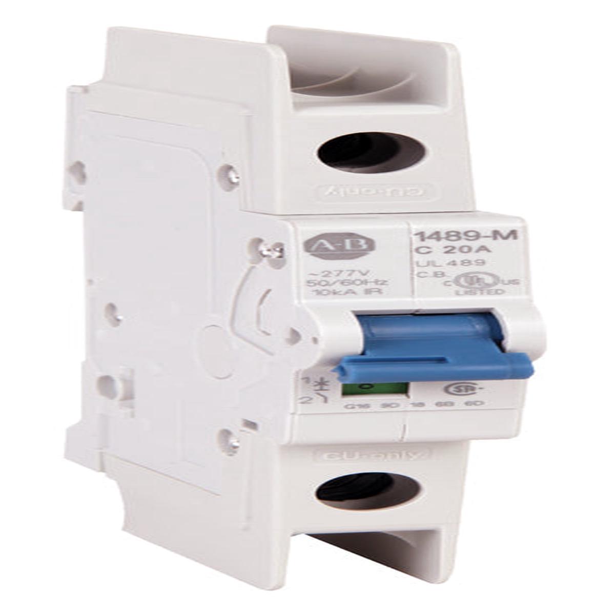 1489M1D030 – Allen-Bradley 3A 1-Pole Miniature Circuit Breaker 240V AC 48V DC Trip Curve D