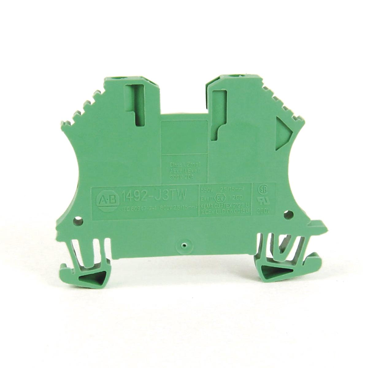 1492J3TWW – Allen-Bradley Motor Control Terminal Block, 2.5mm, Standard Screw Mount, Industrial Grade