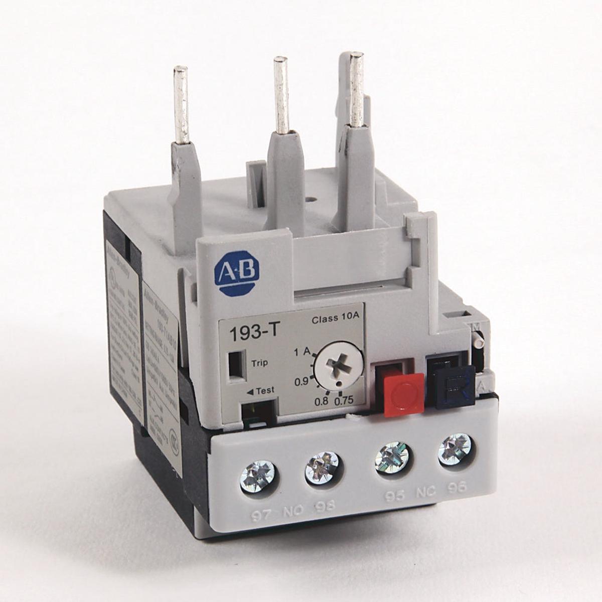 193-T1AB48 – Allen-Bradley Thermal Overload Relay 3.5-4.8A Class 10 Trip Manual/Auto Reset